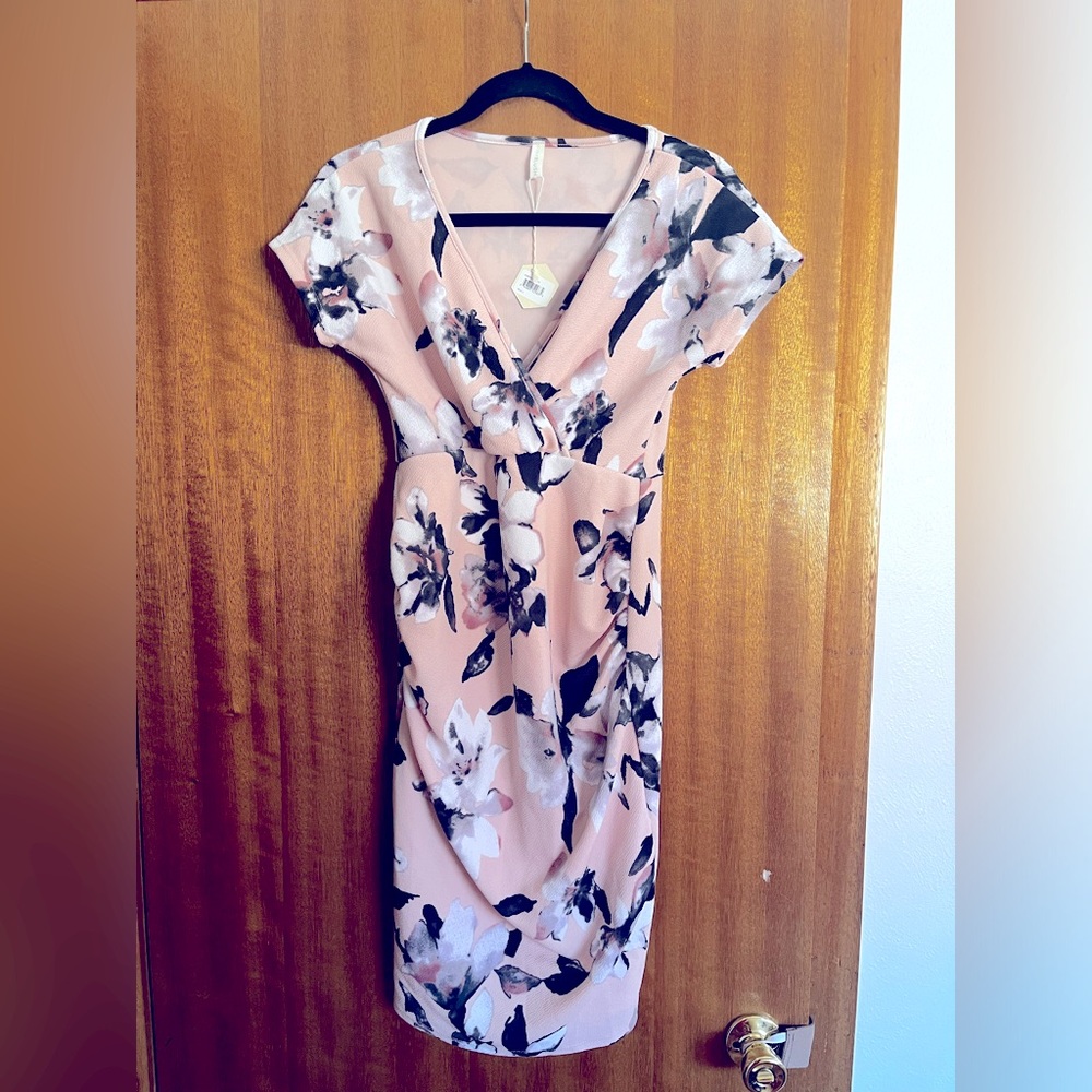 Pink Blush Maternity Dress NWT